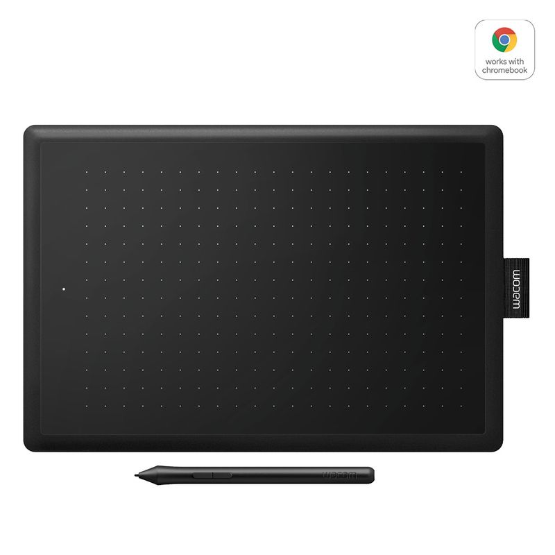 Wacom-One-by-Medium-tavoletta-grafica-Nero-2540-lpi--linee-per-pollice--216-x-135-mm-USB