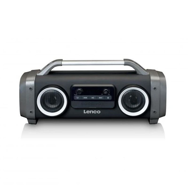 Lenco-SPR-100-Altoparlante-portatile-stereo-Grigio