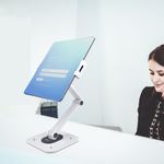 StarTech.com-Supporto-per-Tablet-da-Tavolo---Braccio-Universale-Porta-Tablet-Ergonomico-Articolato-Girevole-Orientabile--Leggio-per-Table