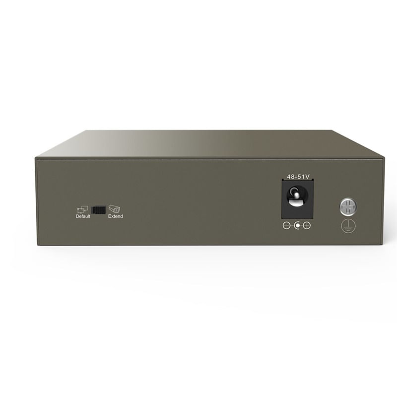 Tenda-TEF1105P-4-38W-switch-di-rete-Non-gestito-L2-Fast-Ethernet--10-100--Supporto-Power-over-Ethernet--PoE--Grigio