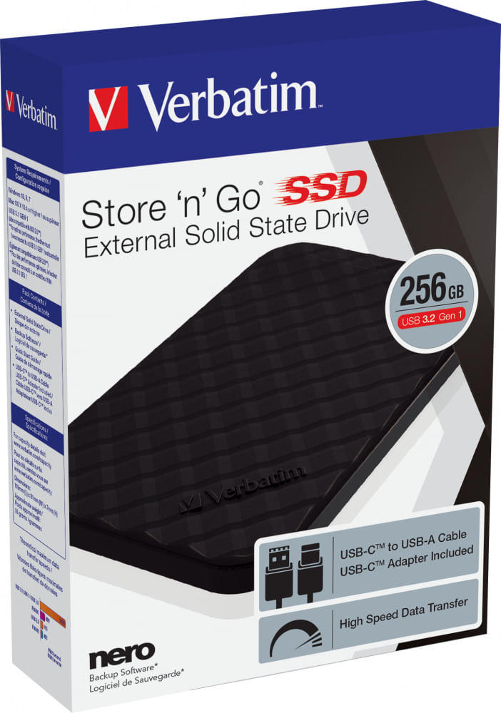 Verbatim-SSD-Portatile-Store--n--Go-USB-3.2-GEN-1-256-GB