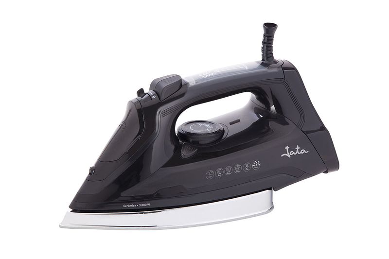 JATA-PL622C-ferro-da-stiro-Ferro-da-stiro-a-secco-e-a-vapore-Piastra-in-Ceramica-3000-W-Nero