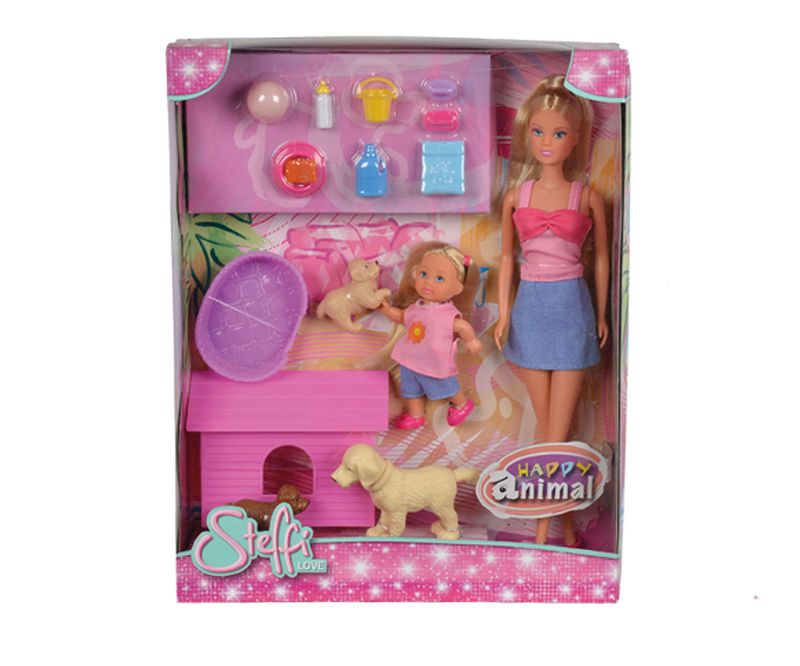 Smoby-Bambola-Steffi-Love-Happy-Animal-Rabbit