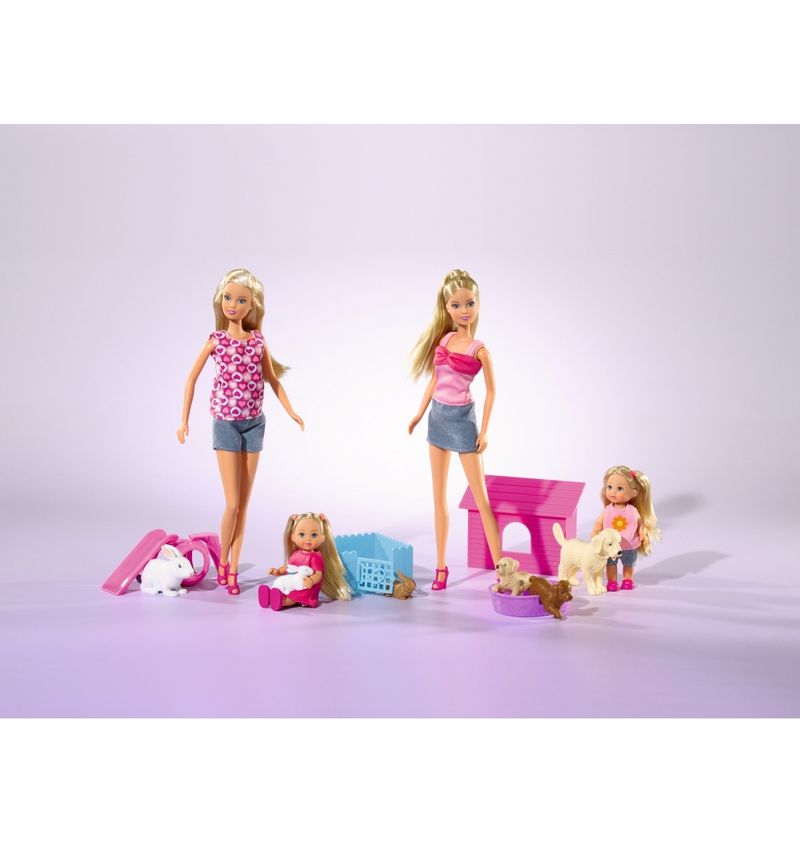 Smoby-Bambola-Steffi-Love-Happy-Animal-Rabbit