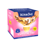 CAPPUCCINO ZERO CAFFÈ BORBONE - 16 CAPSULE COMPATIBILI DOLCE GUSTO da 12g