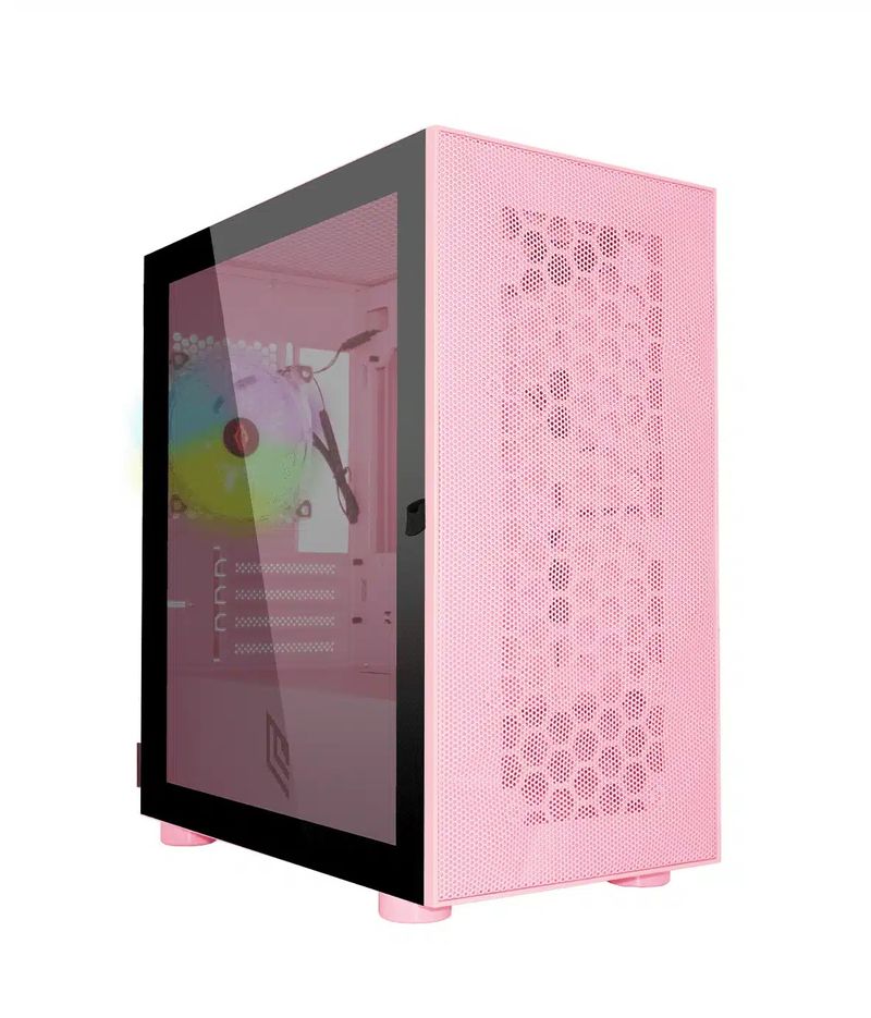 Noua-Fobia-L10-Computer-Case-Micro-Tower-Rosa