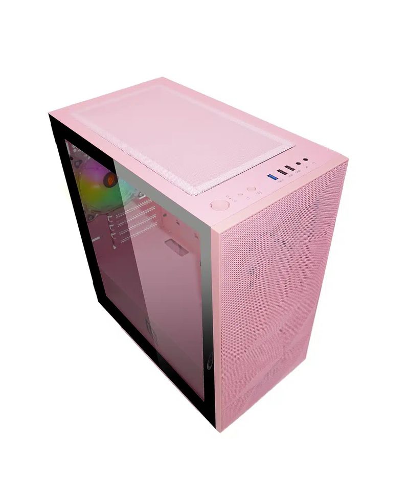 Noua-Fobia-L10-Computer-Case-Micro-Tower-Rosa