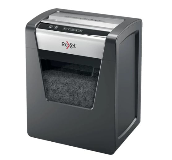 Rexel-Momentum-X415-distruggi-documenti-Triturazione-incrociata-Nero-Grigio