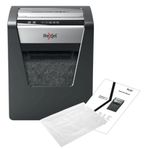 Rexel-Momentum-X415-distruggi-documenti-Triturazione-incrociata-Nero-Grigio