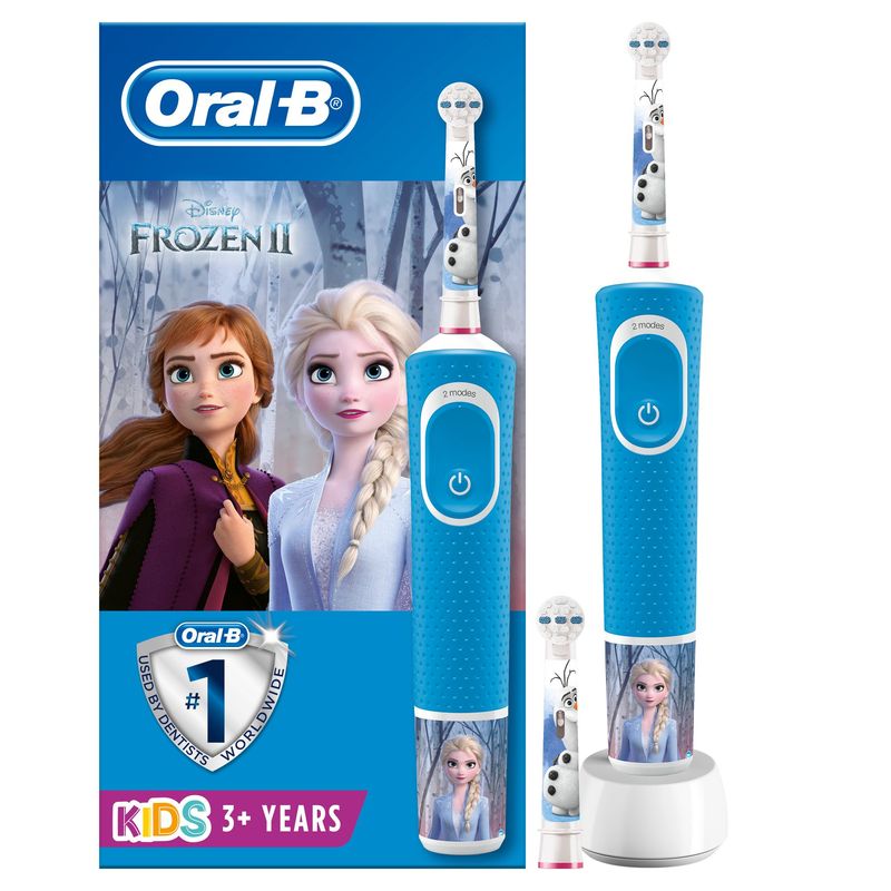 Oral-B-Kids-By-Braun-Spazzolino-Elettrico-Ricaricabile-1-Manico-Con-Personaggi-Disney-Frozen-2-Dai-3-Anni-In-Su