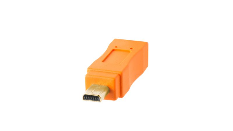 Tether-Tools-CU8015-ORG-cavo-USB-46-m-USB-2.0-USB-A-Mini-USB-B-Arancione