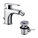 Cleafe-miscelatore Bagno Lavandino  52957 Piletta Scarico Filtro Mobile Flessibile -