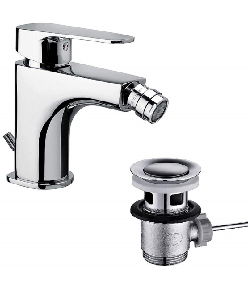 Cleafe-miscelatore Bagno Lavandino  52957 Piletta Scarico Filtro Mobile Flessibile -