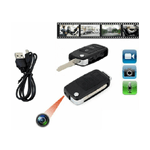 Trade Shop Traesio-mini Chiave Auto Telecamera Registra Video Audio Micro Sd Spy Cam Usb Spia -