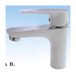 Cleafe-design Moderno Bagno Lavabo Rubinetto Miscelatore Monocomando Bianco -