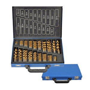 Trade_ox-set Punte Trapano 100pz Pezzi Titanio Hss Valigetta Metallo  Ferro Legno -