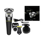 Maxtech-rasoio Elettrico Per Barba E Capelli Senza Fili Impermeabile 3 Testine Vgr V-308 -