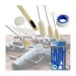 Trade Shop Traesio-kit Set 13 Pezzi Per Pulizia Armi Professionale Per Tutti I Calibri Completo -