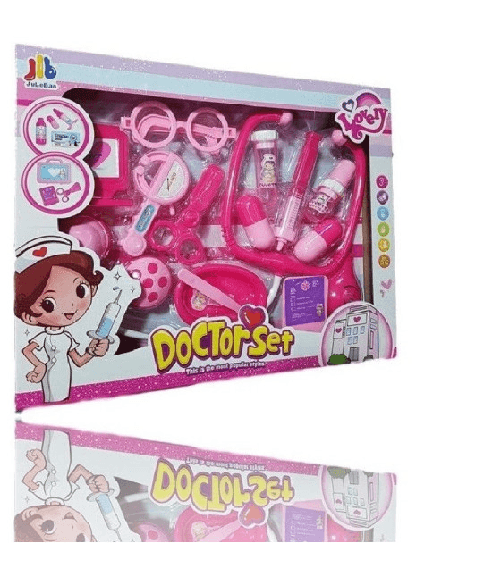 Trade Shop Traesio-doctor Set Accessori Infermiera Dottore Gioco Giocattolo Bimba Bambina -