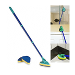 Trade Shop Traesio-spazzola Pulisci Piastrelle Finestre Bagni Allungabile 3 In 1 Clean Reach -