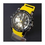 Trade Shop Traesio-orologio Da Polso Benchi D9652a Uomo Analogico Quarzo Sportivo Casual Giallo -