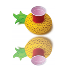 Trade Shop Traesio-porta Bicchiere Ananas Gonfiabile Galleggiante Mare Piscina Pineapple Lattina -