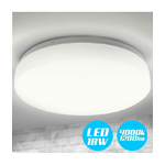 Trade Shop Traesio-plafoniera Led Rotonda 18 W Luce Bianca 4000k Naturale Lampada Soffitto 29 Cm -