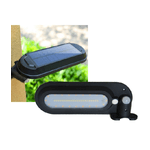 Trade Shop Traesio-4 Lampada Led Solare Da Esterno Giardino Faretto Fotovoltaico Sensore A 42 Led -