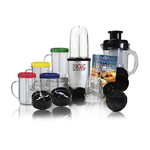 Trade Shop Traesio-frullatore Magic Bullet Robot 21 Pezzi Con Kit Centrifuga Tritatutto Elettrico -