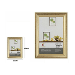 Trade Shop Traesio-cornice Per Foto Fotografie Quadri Tele Dimensioni 50 X 60 Cm Dorata -