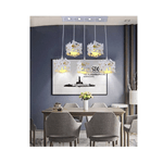 Trade Shop Traesio-lampadario Soffitto A Sospensione 5 Cubi Attacco E27 Design Moderno In Ferro B29 -