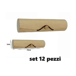 Trade Shop Traesio-set 12 Scatole Box Astuccio In Legno Decoupage Portagioie Cofanetto 53484a -