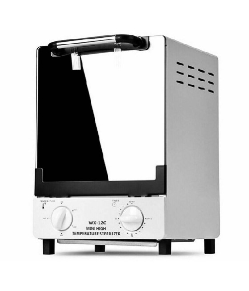 Trade Shop Traesio-sterilizzatore A Secco Professionale Per Estetica Parrucchiere 1000 Watt Wx-12c -