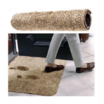 Trade Shop Traesio-tappeto Magico Antiscivolo Marrone Mat Zerbino Super Assorbente Lavabile Ingresso -