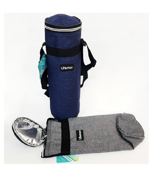 Trade Shop Traesio-borsa Termica Porta Bottiglie Bevande 1.5 Litri Frigo Spiaggia Escursione Picnic -