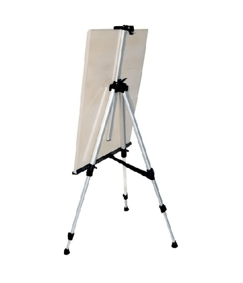 Trade Shop Traesio-cavalletto Artistico Supporto Per Tela Pieghevole In Alluminio 160cm Disegno -