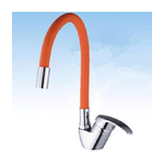 Cleafe-rubinetto Miscelatore Girevole Per Lavandino Lavello Cucina Colore Canna Arancio -