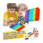 Trade Shop Traesio-push Popit Bolle Fidget Giocattolo Antistress Sensory Bubble Gioco Per Bambini -