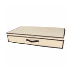 Trade Shop Traesio-contenitore Salvaspazio Sottoletto In Tessuto Per Cambio Stagione 80x45x15cm -