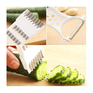 Trade Shop Traesio-pelatutto Pela Tutto Multifunzione Peeler Affetta Pela Cucina Taglia Verdure -