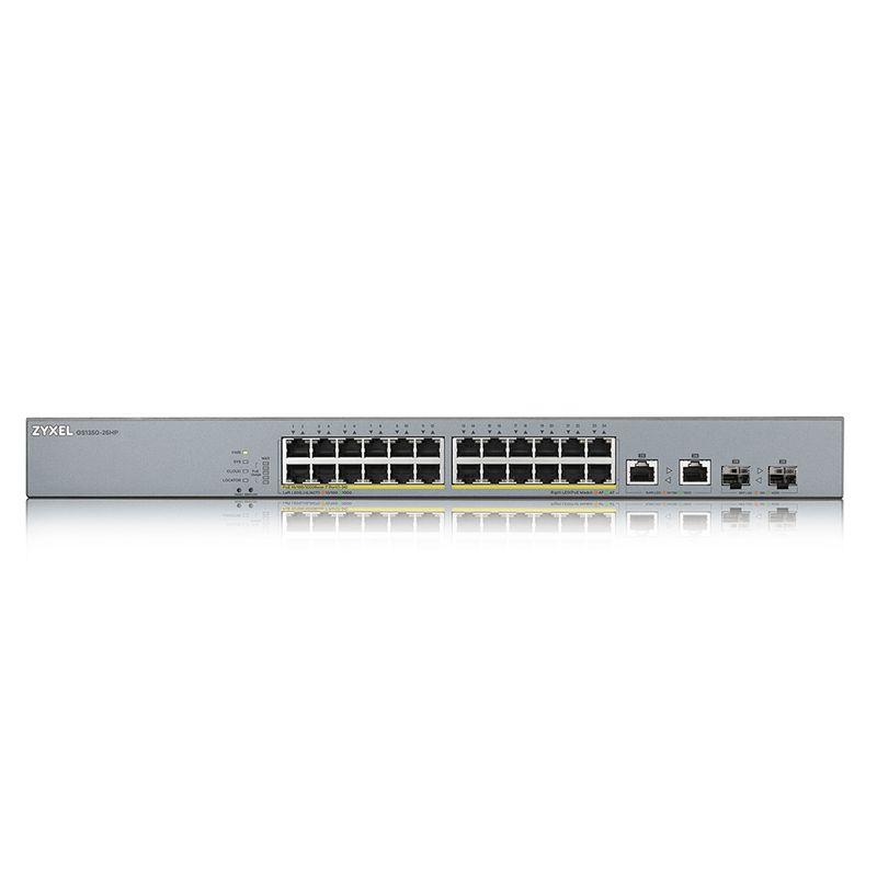 Zyxel-GS1350-26HP-EU0101F-switch-di-rete-Gestito-L2-Gigabit-Ethernet--10-100-1000--Supporto-Power-over-Ethernet--PoE