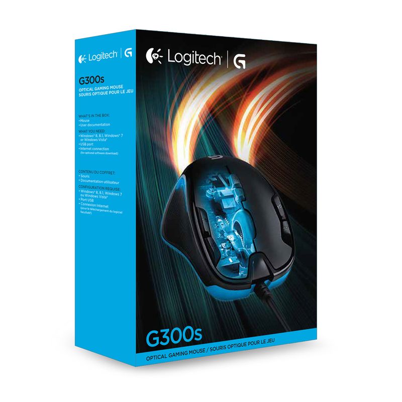 Logitech-G-G300s-mouse-Ambidestro-USB-tipo-A-Ottico-2500-DPI