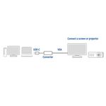 Adattatore-femmina-ACT-AC7000-da-USB-C-a-VGA-lunghezza-cavo-015-m-custodia-in-alluminio