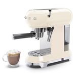 Smeg-Macchina-da-Caffe--Espresso-Manuale-50-s-Style-–-Panna-LUCIDO-–-ECF01CREU