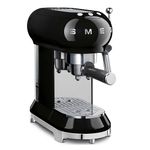 Smeg Macchina da Caffe' Espresso Manuale 50's Style – Nero LUCIDO – ECF01BLEU