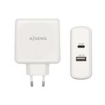 AISENS ASCH-2PD45A-W Caricabatterie per dispositivi mobili GPS, Comandi di gaming, MP3, MP4, Telefono cellulare