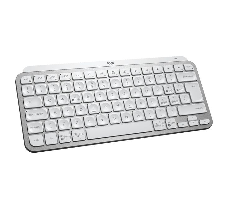 Logitech-MX-Keys-Mini-tastiera-RF-senza-fili---Bluetooth-QWERTY-Italiano-Grigio
