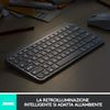 Logitech-MX-Keys-Mini-tastiera-RF-senza-fili---Bluetooth-QWERTY-Italiano-Grigio
