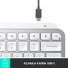 Logitech-MX-Keys-Mini-tastiera-RF-senza-fili---Bluetooth-QWERTY-Italiano-Grigio