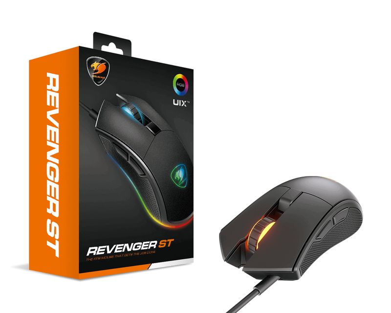 COUGAR-Gaming-Revenger-ST-mouse-Mano-destra-USB-tipo-A-Ottico-5000-DPI